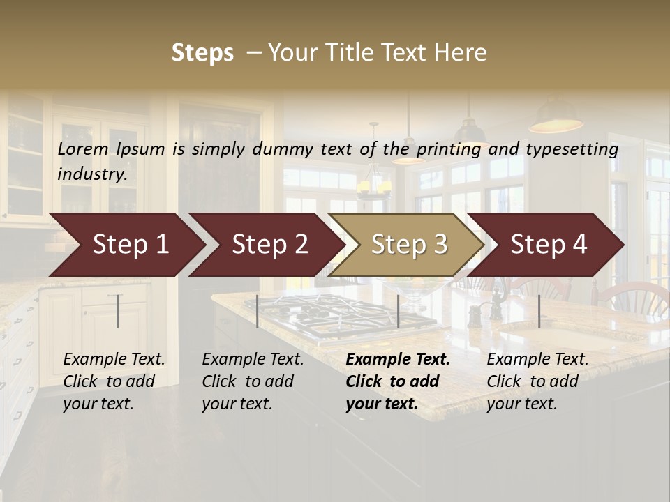 Room Residence Interior PowerPoint Template