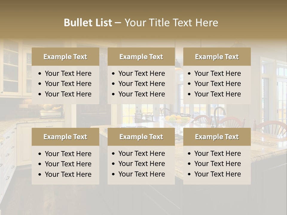 Room Residence Interior PowerPoint Template
