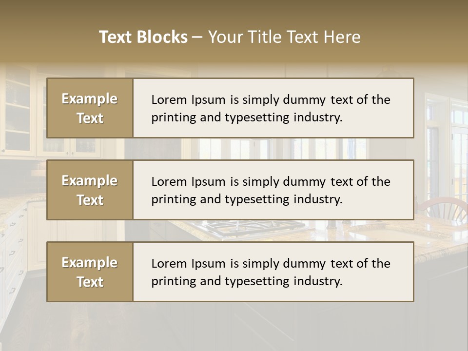 Room Residence Interior PowerPoint Template
