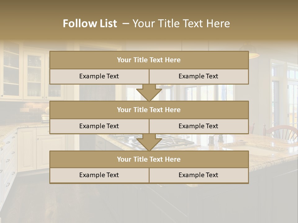 Room Residence Interior PowerPoint Template