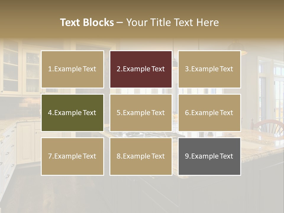 Room Residence Interior PowerPoint Template