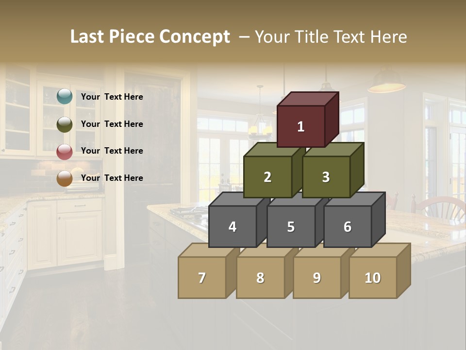 Room Residence Interior PowerPoint Template