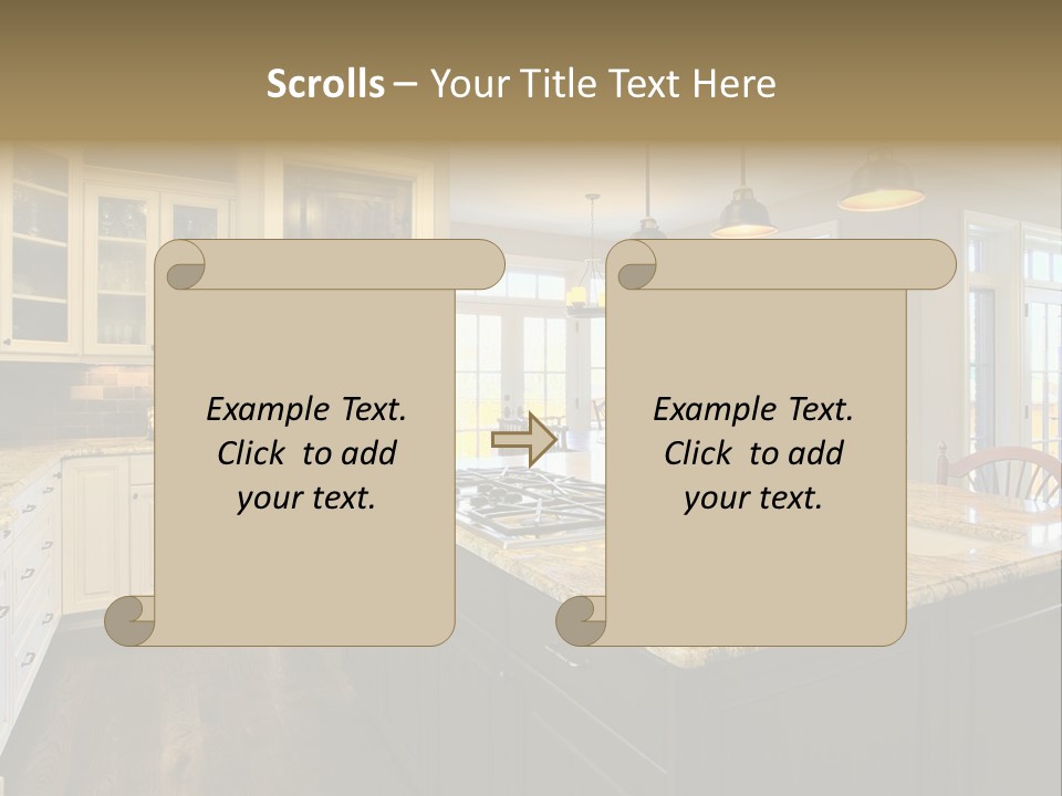 Room Residence Interior PowerPoint Template