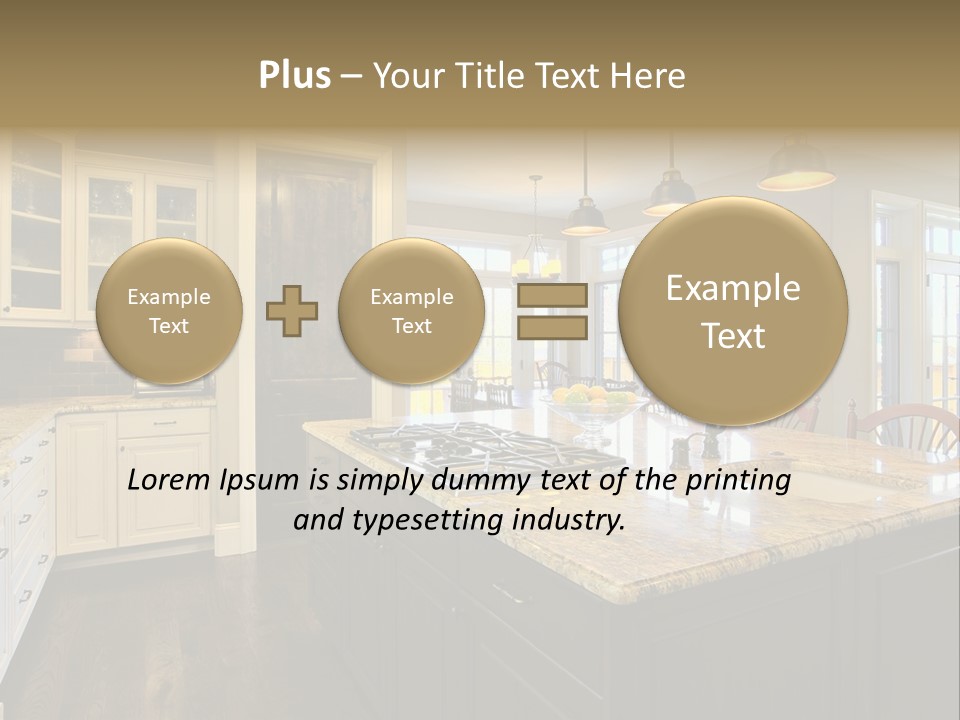 Room Residence Interior PowerPoint Template