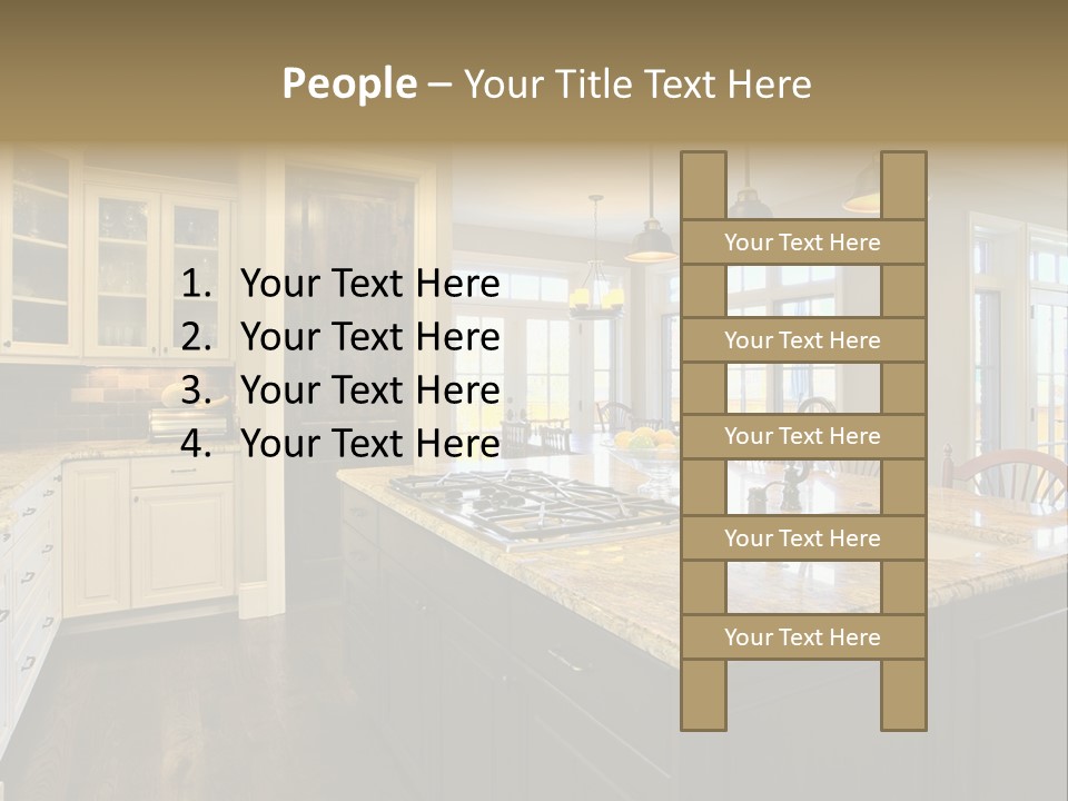 Room Residence Interior PowerPoint Template