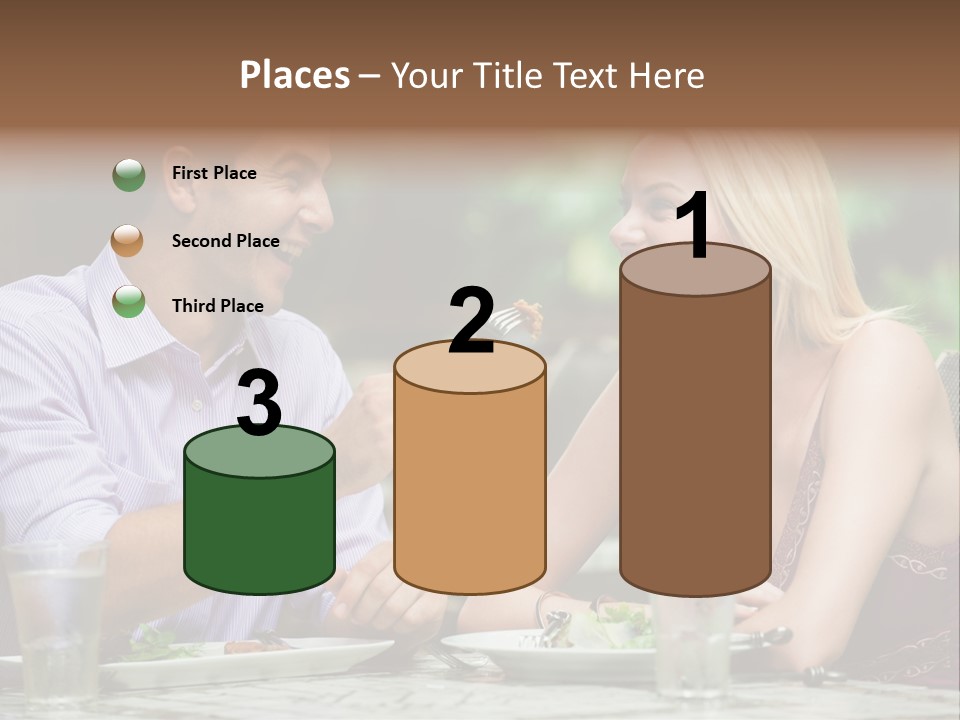 Woman Beautiful Man PowerPoint Template