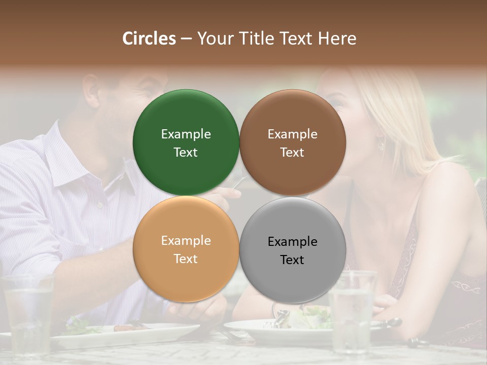 Woman Beautiful Man PowerPoint Template