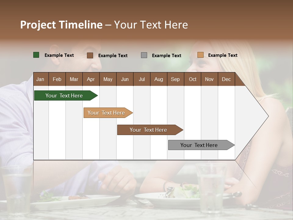 Woman Beautiful Man PowerPoint Template