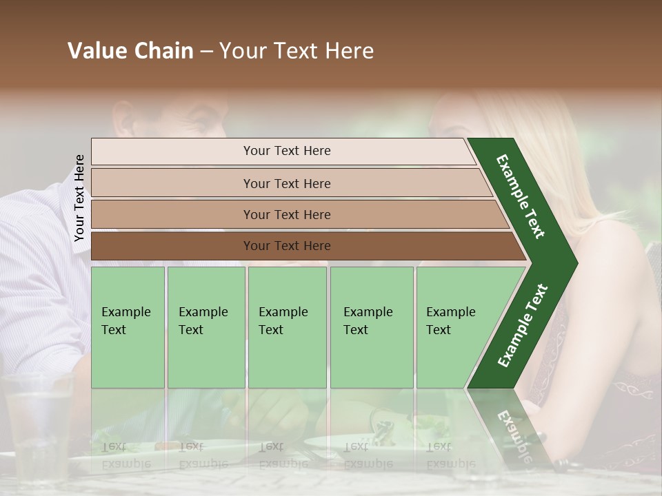 Woman Beautiful Man PowerPoint Template
