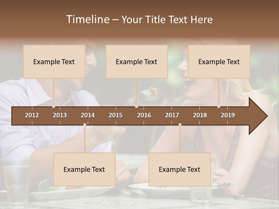 Woman Beautiful Man PowerPoint Template