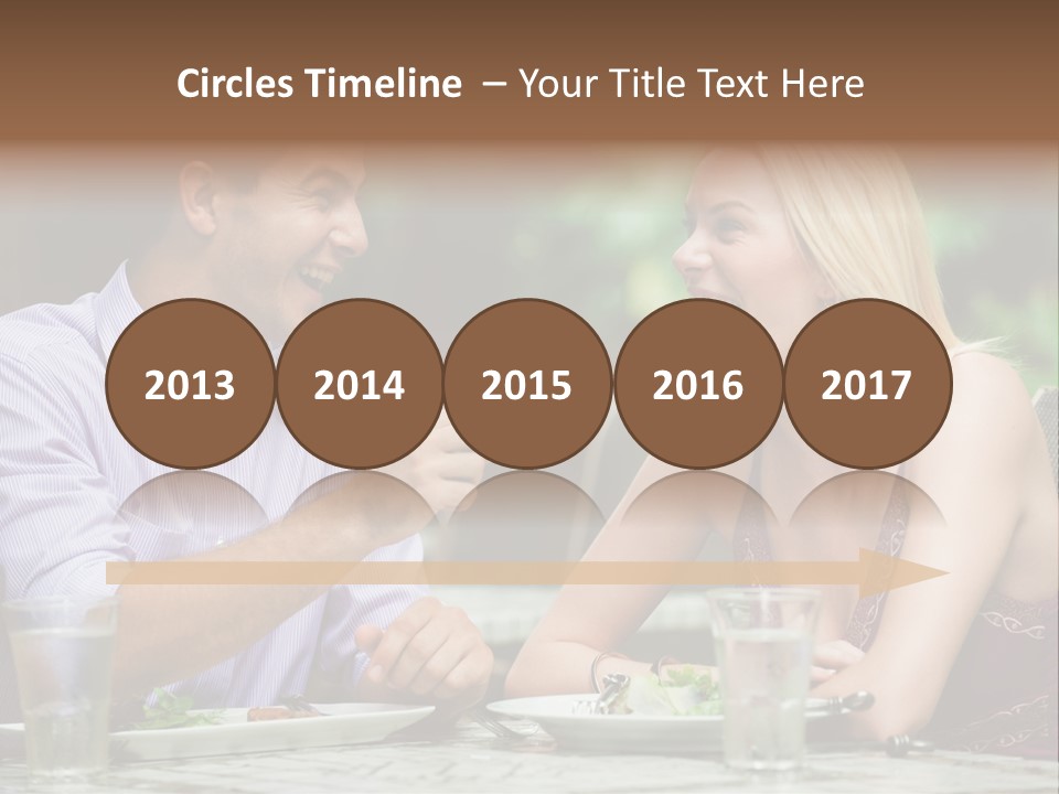 Woman Beautiful Man PowerPoint Template