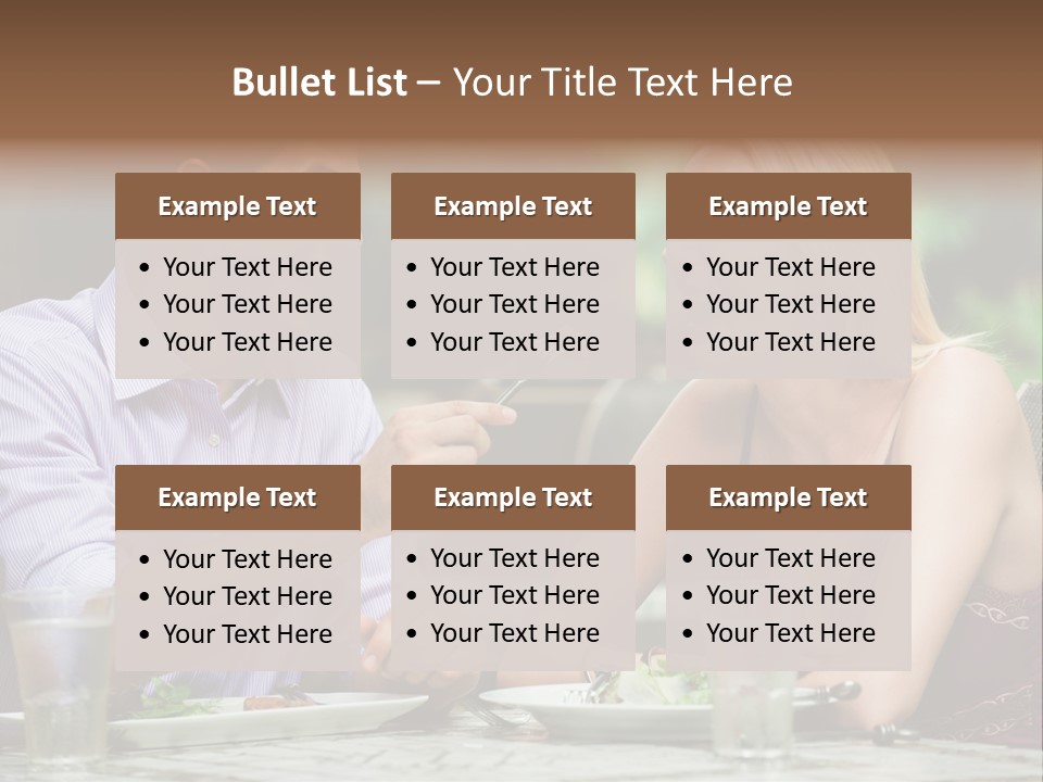 Woman Beautiful Man PowerPoint Template