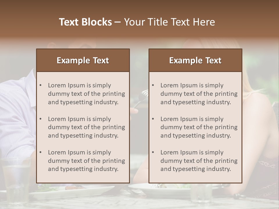 Woman Beautiful Man PowerPoint Template