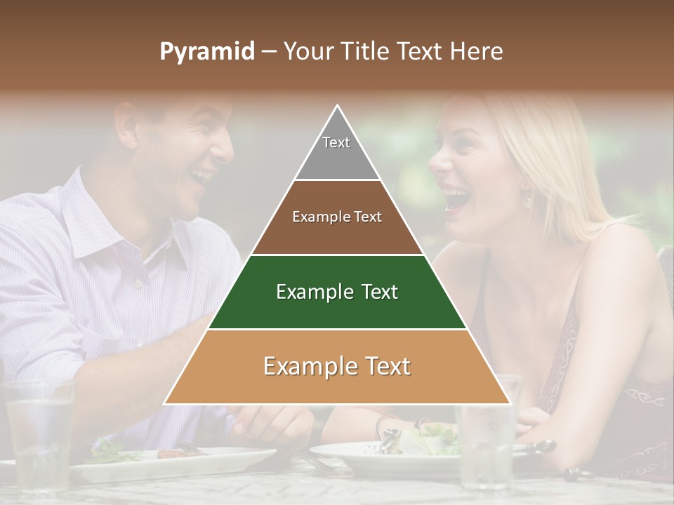 Woman Beautiful Man PowerPoint Template