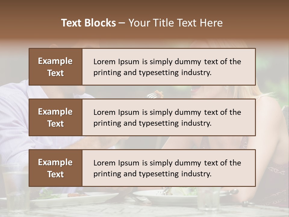 Woman Beautiful Man PowerPoint Template