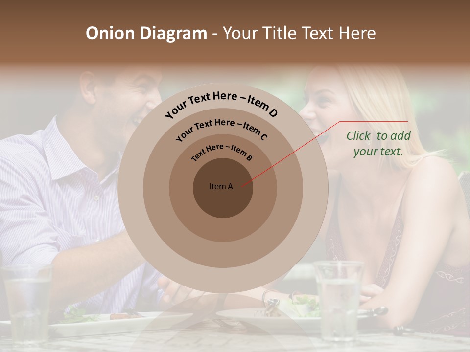 Woman Beautiful Man PowerPoint Template