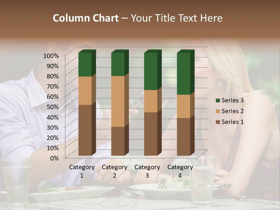 Woman Beautiful Man PowerPoint Template