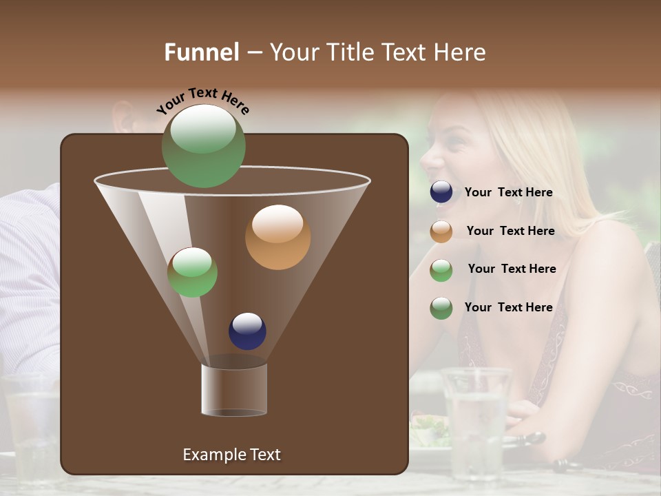 Woman Beautiful Man PowerPoint Template