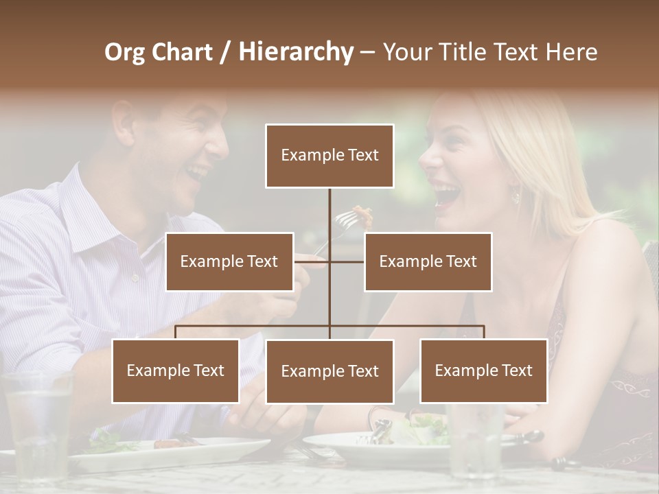 Woman Beautiful Man PowerPoint Template