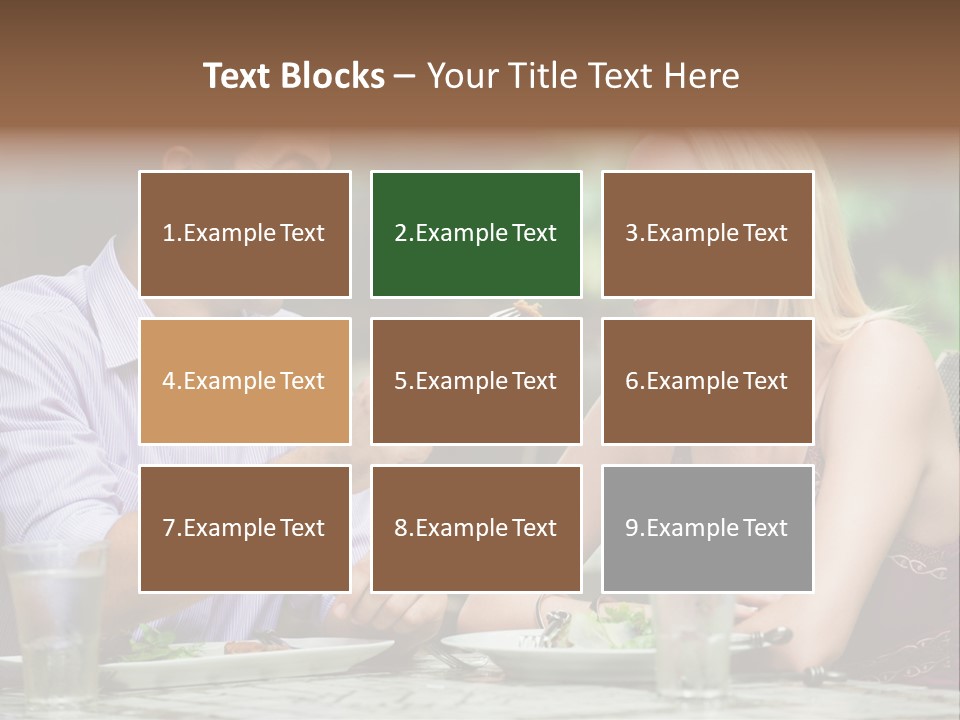 Woman Beautiful Man PowerPoint Template