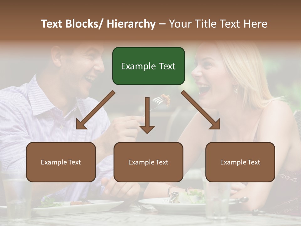 Woman Beautiful Man PowerPoint Template
