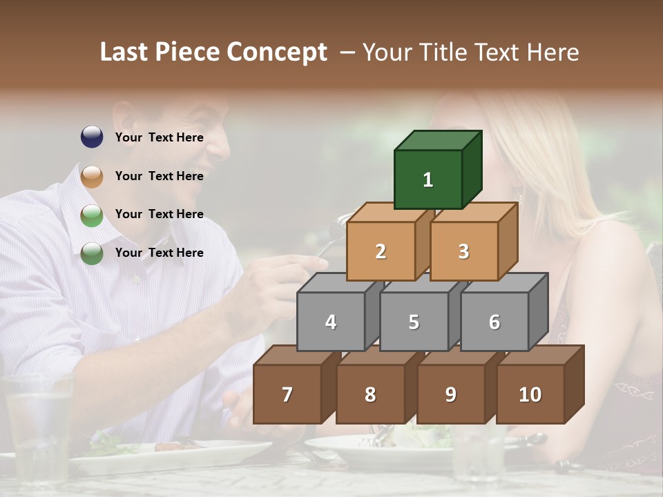 Woman Beautiful Man PowerPoint Template