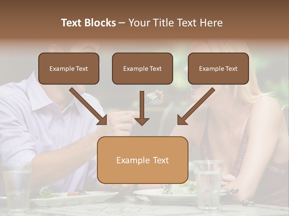Woman Beautiful Man PowerPoint Template