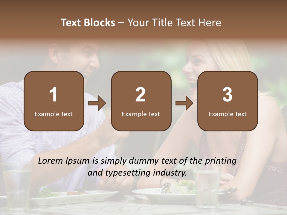 Woman Beautiful Man PowerPoint Template