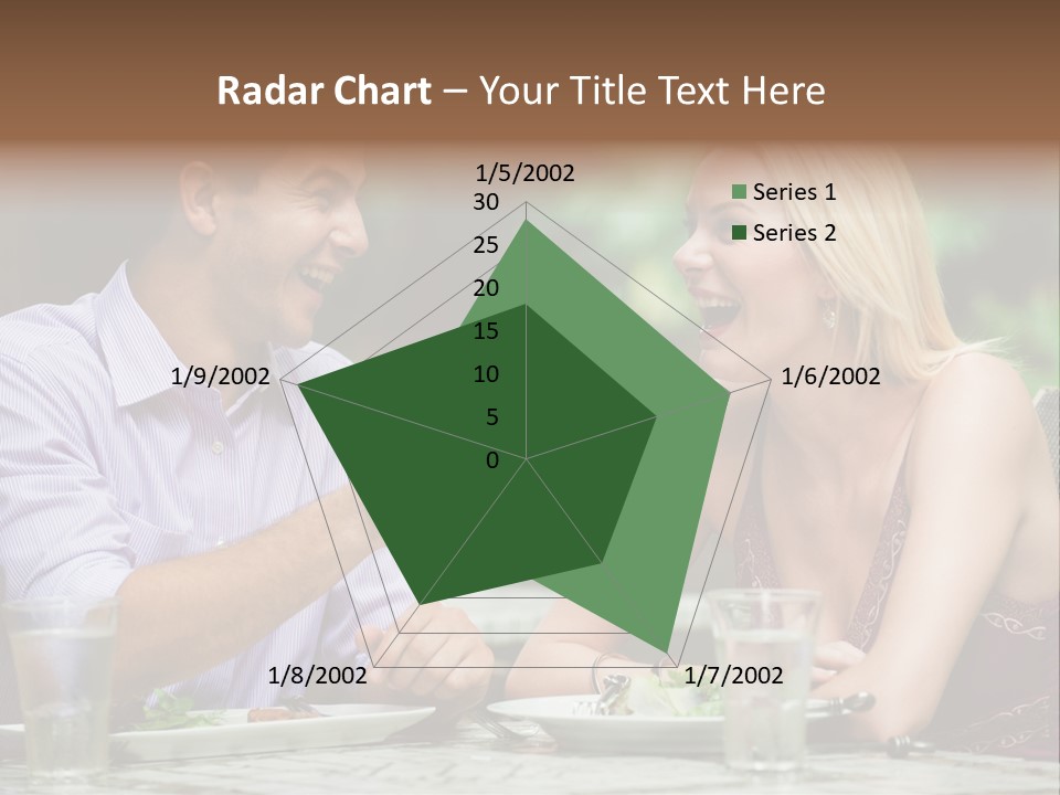 Woman Beautiful Man PowerPoint Template