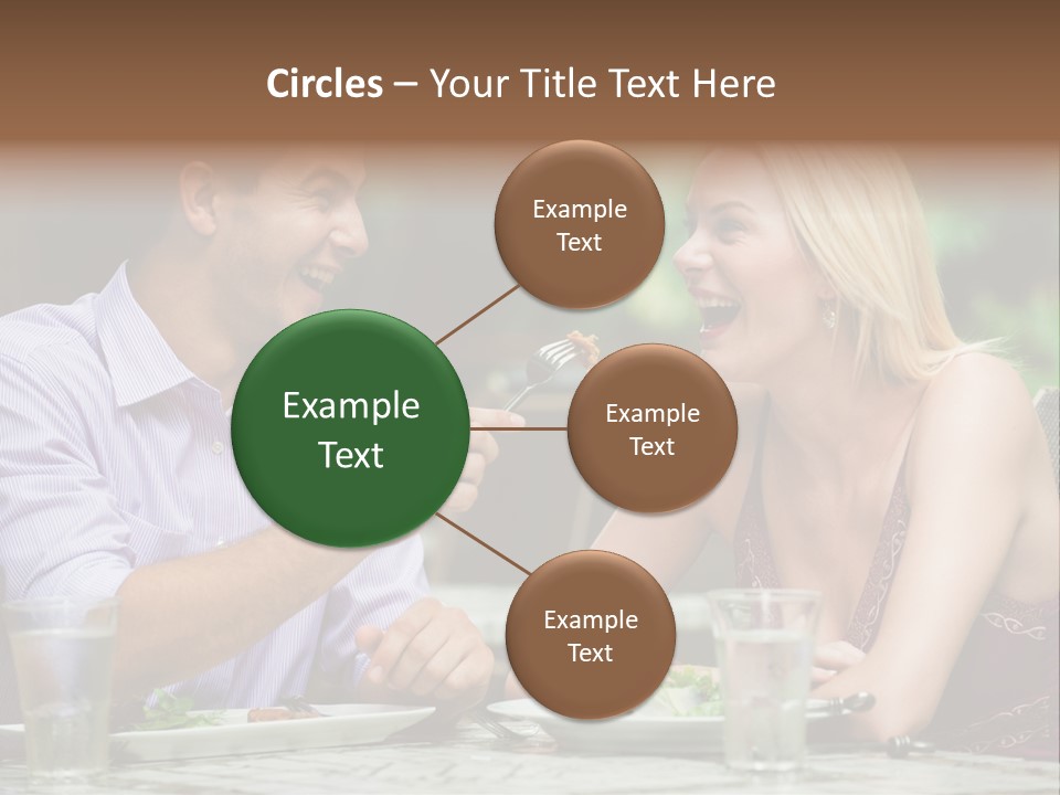 Woman Beautiful Man PowerPoint Template