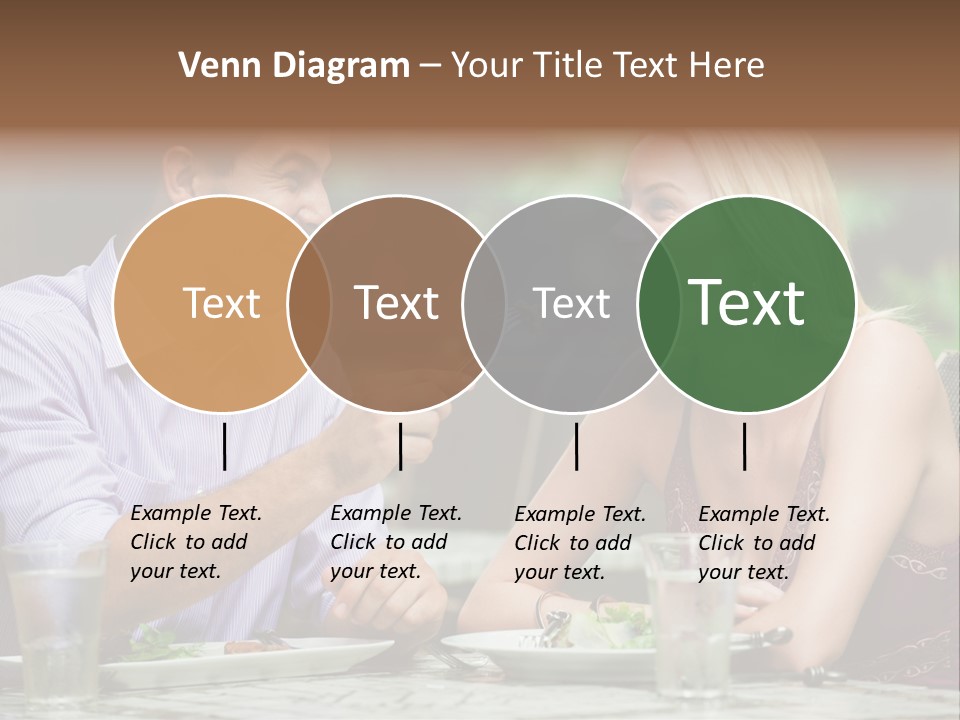 Woman Beautiful Man PowerPoint Template