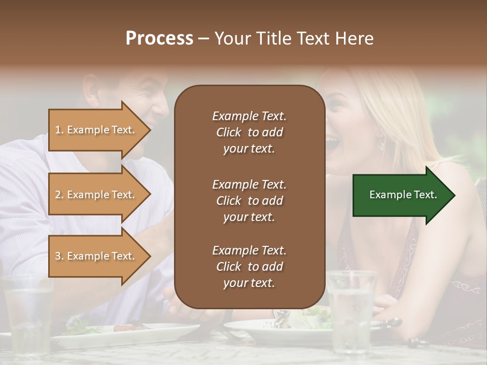 Woman Beautiful Man PowerPoint Template