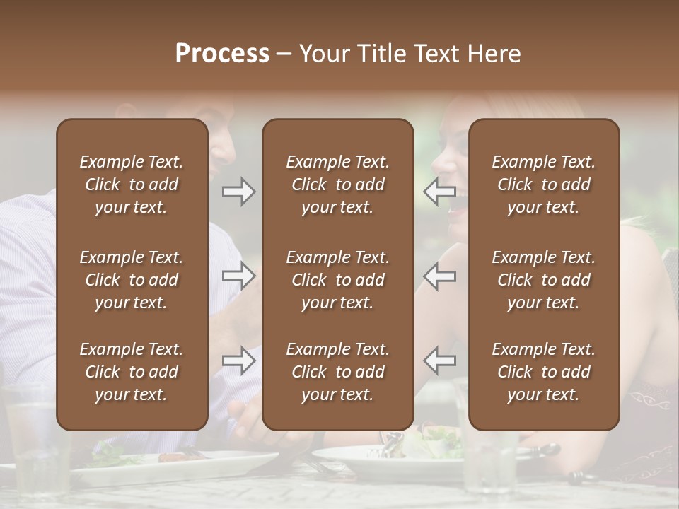 Woman Beautiful Man PowerPoint Template