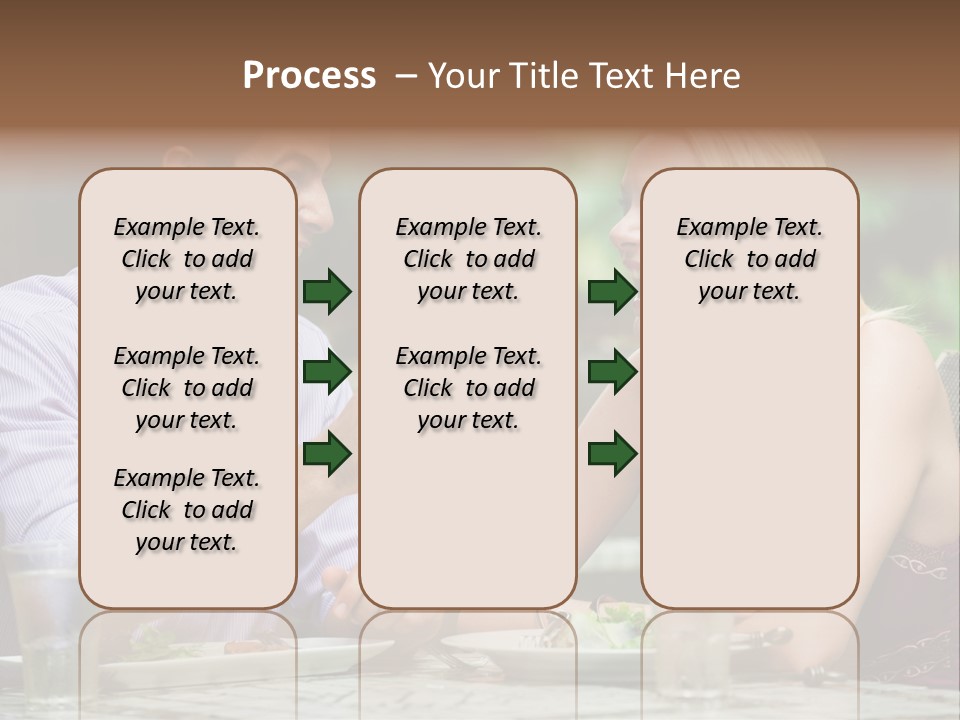 Woman Beautiful Man PowerPoint Template