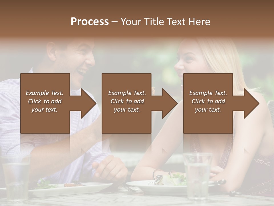 Woman Beautiful Man PowerPoint Template