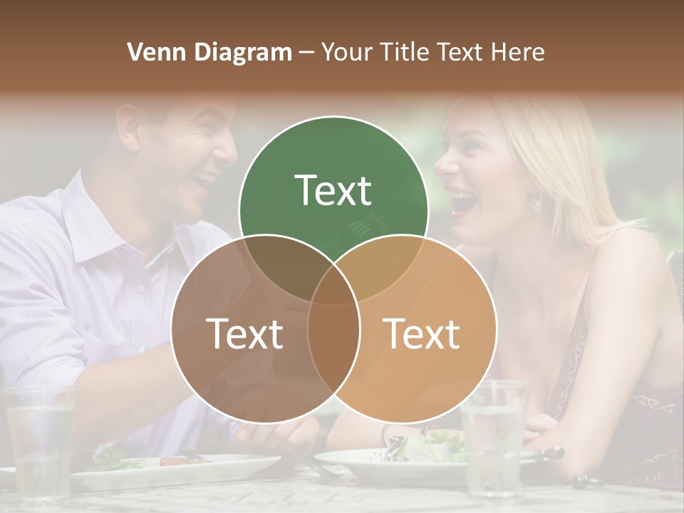 Woman Beautiful Man PowerPoint Template