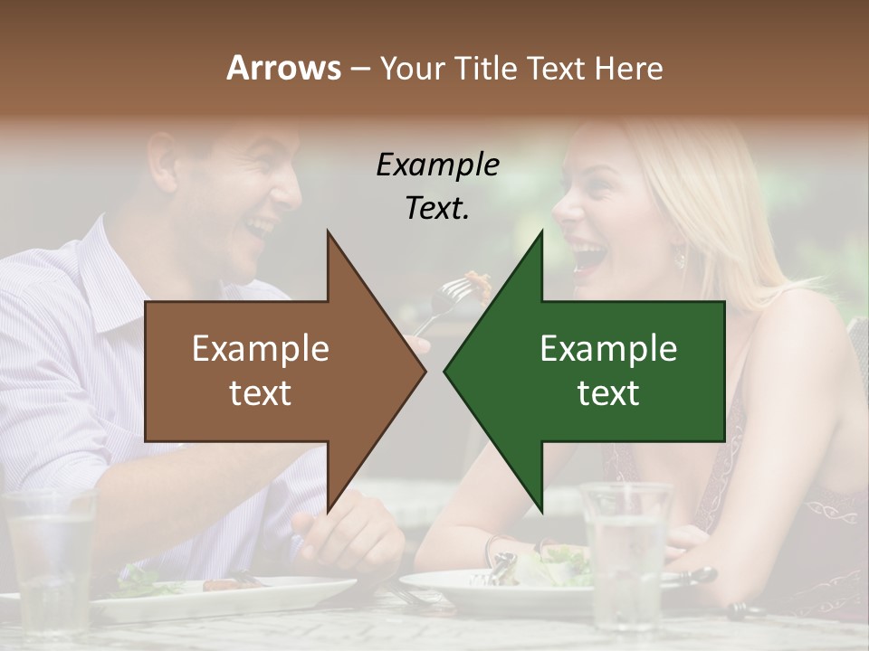 Woman Beautiful Man PowerPoint Template