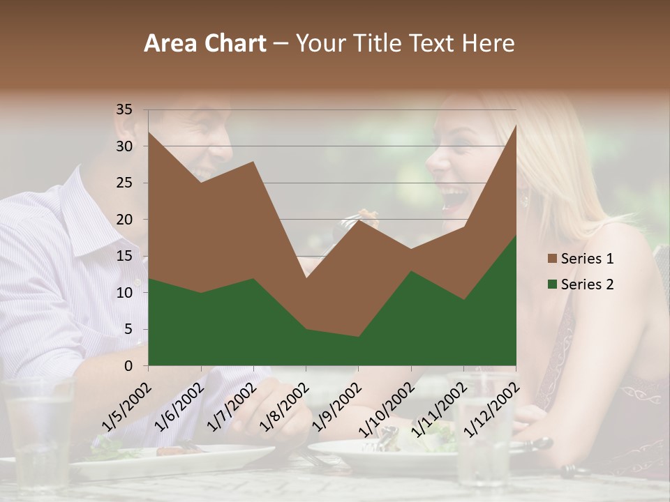 Woman Beautiful Man PowerPoint Template