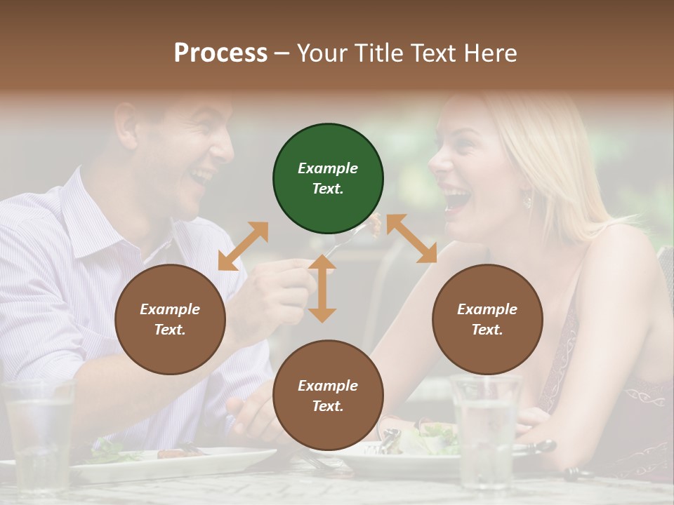 Woman Beautiful Man PowerPoint Template