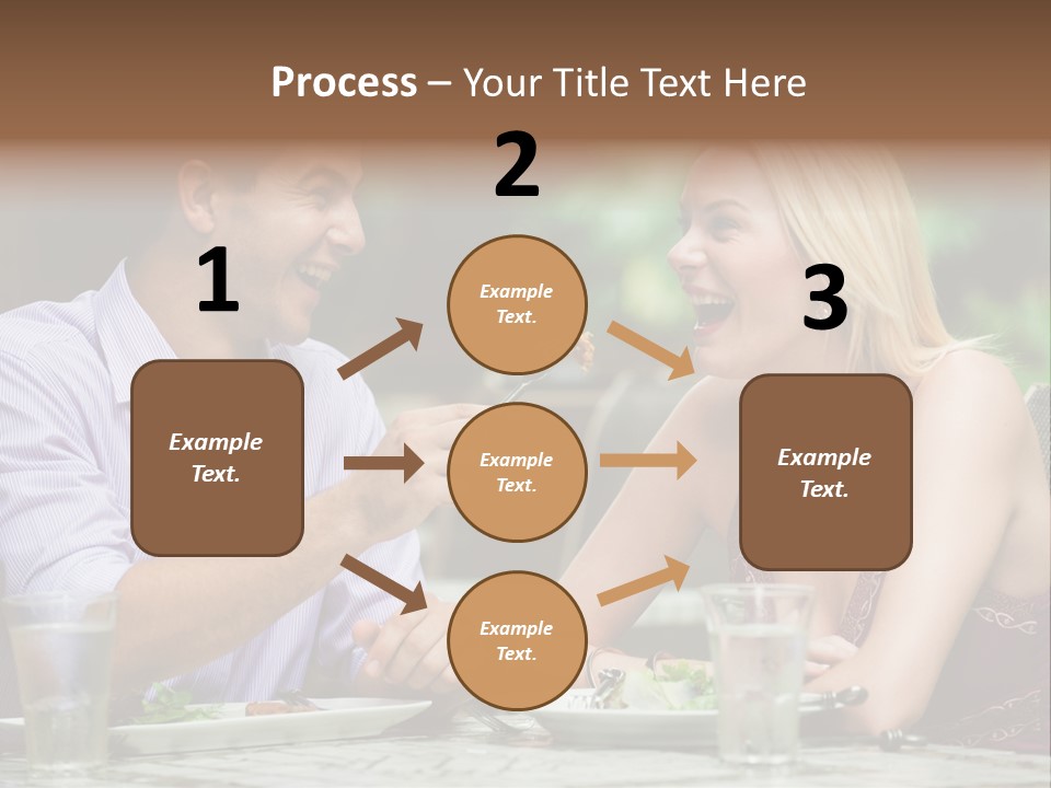 Woman Beautiful Man PowerPoint Template