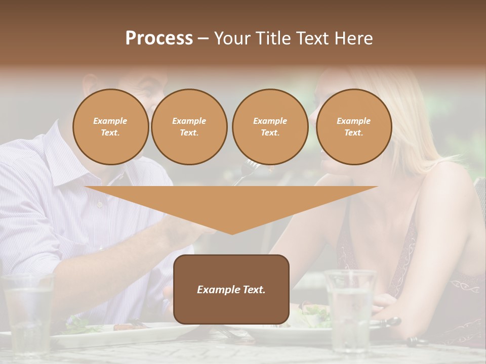 Woman Beautiful Man PowerPoint Template