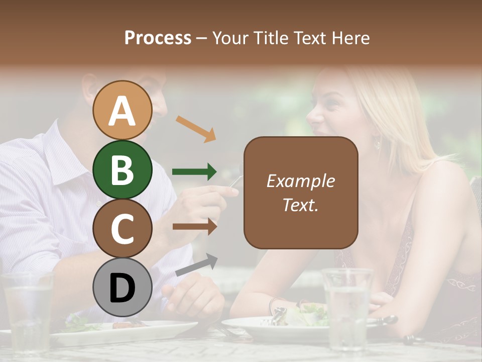 Woman Beautiful Man PowerPoint Template