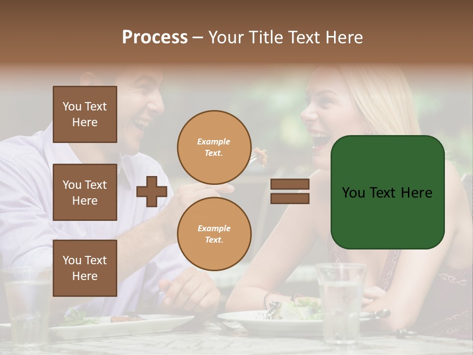 Woman Beautiful Man PowerPoint Template