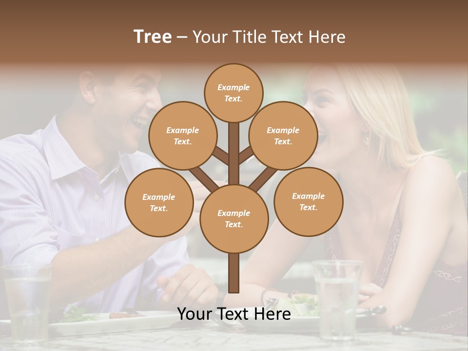 Woman Beautiful Man PowerPoint Template