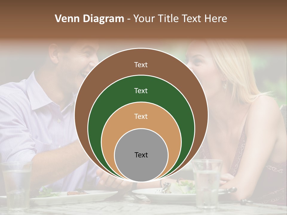 Woman Beautiful Man PowerPoint Template