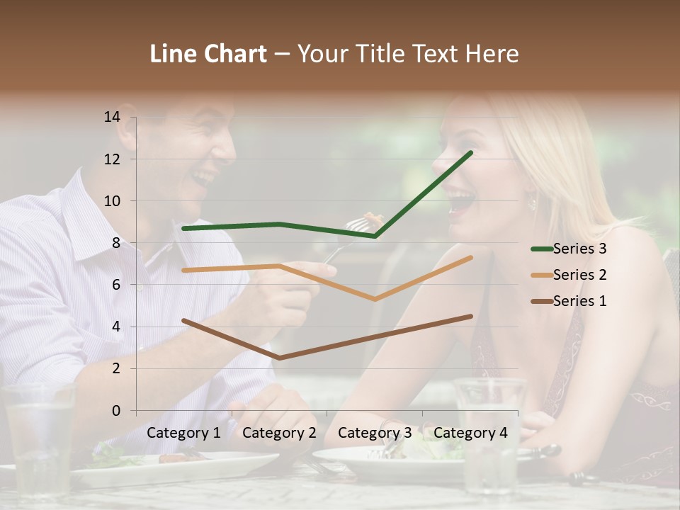 Woman Beautiful Man PowerPoint Template