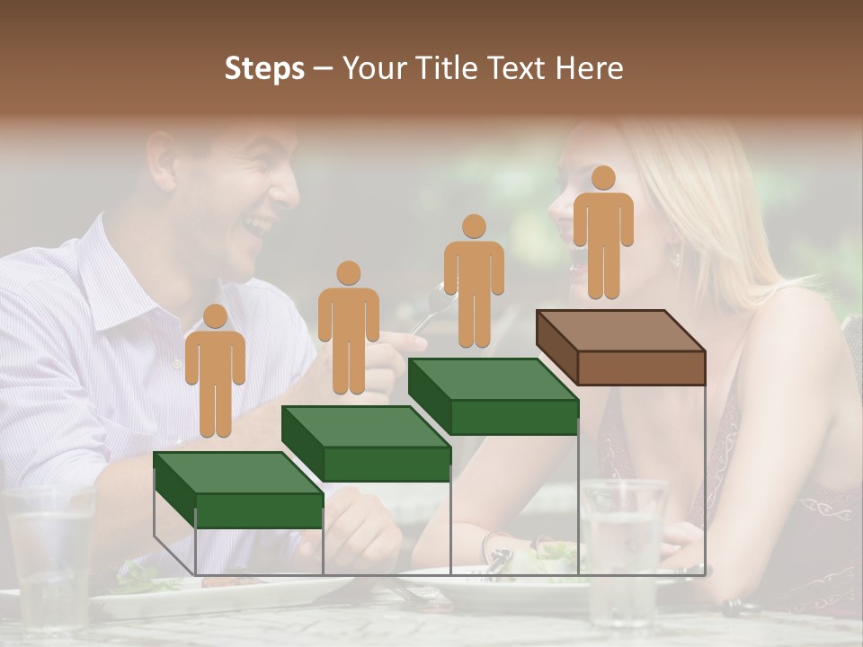 Woman Beautiful Man PowerPoint Template