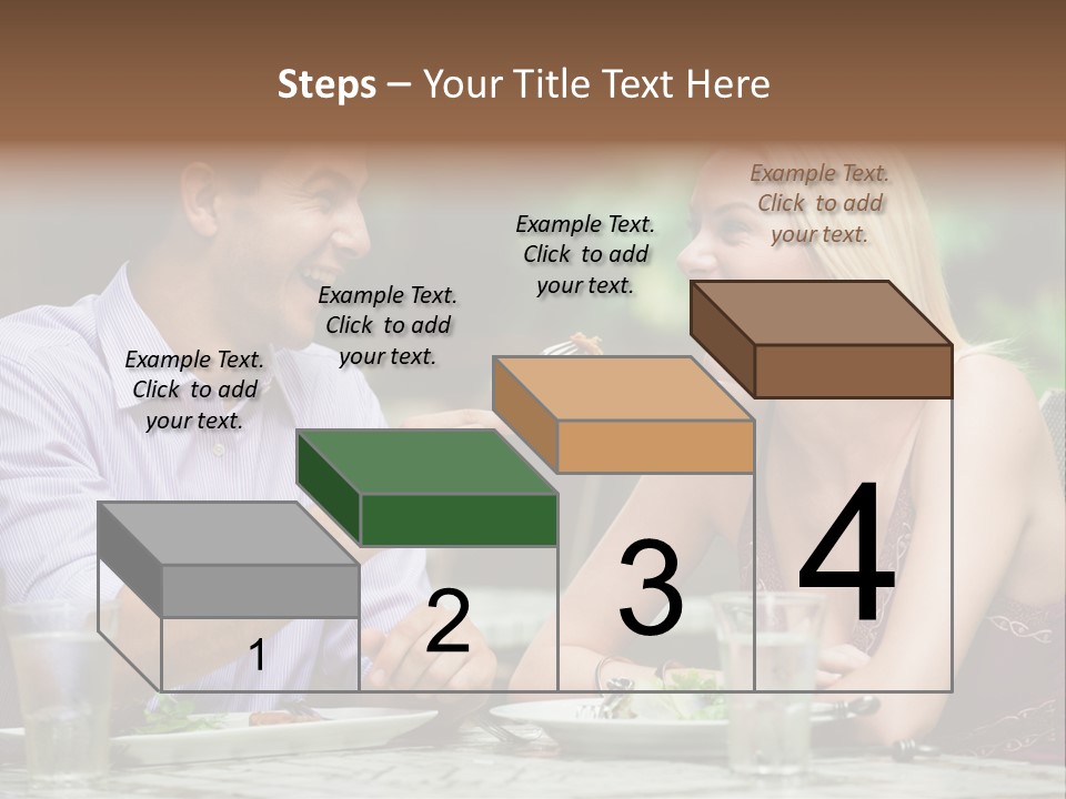 Woman Beautiful Man PowerPoint Template