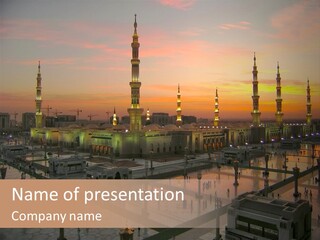 Hajj Arabia Prophet PowerPoint Template