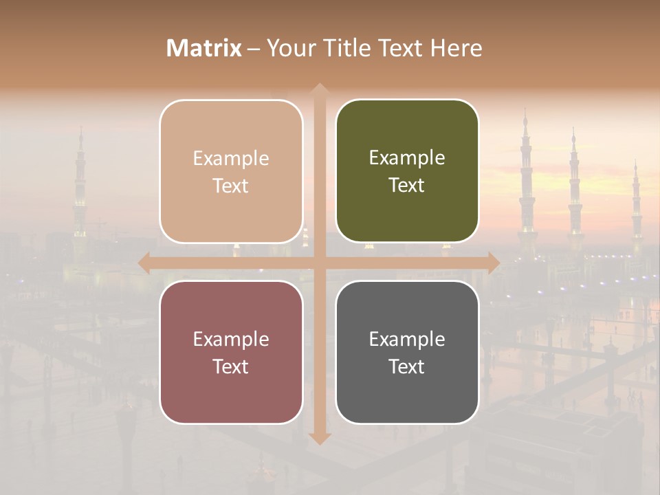 Hajj Arabia Prophet PowerPoint Template